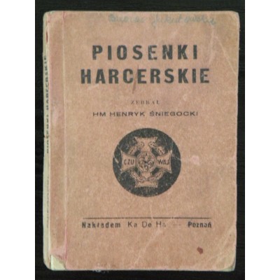 Piosenki harcerskie, Henryk Śniegocki. Wydanie kieszonkowe. Polska, Poznań 1945 r.